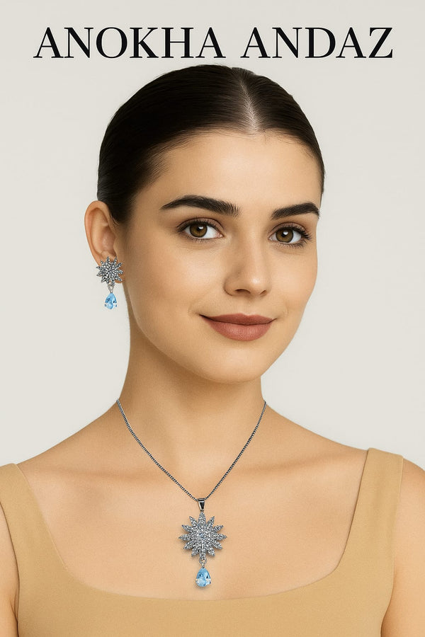 Snowflake Rosemary Locket Set